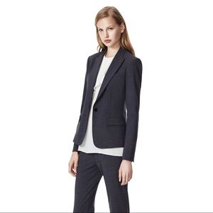 Theory Gabe B tailored gray blazer